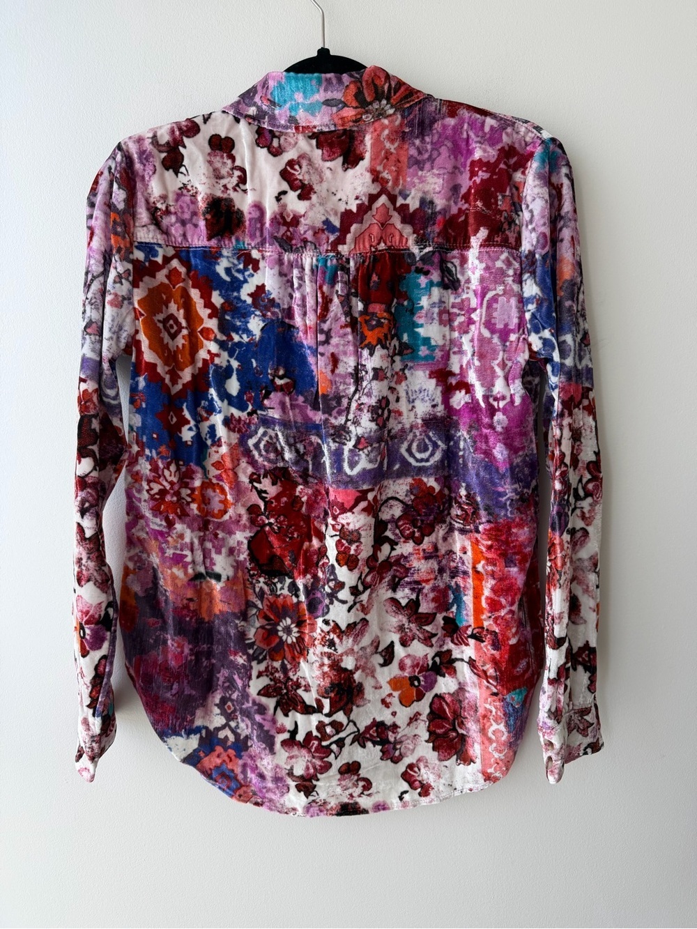 Anthropologie Hadley Velvet Relaxed Buttondown Shirt NWT - Picture 8 of 8
